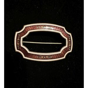 Victorian Enameled Sash Pin